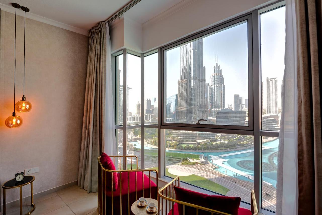 Durrani Homes - Luxe Living With Burj Khalifa And Fountain View - Third Room Without Partition Dubai Exterior foto