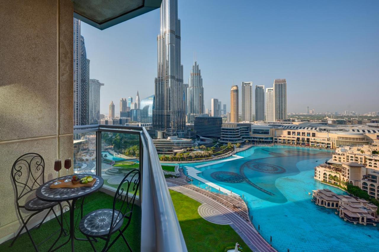 Durrani Homes - Luxe Living With Burj Khalifa And Fountain View - Third Room Without Partition Dubai Exterior foto